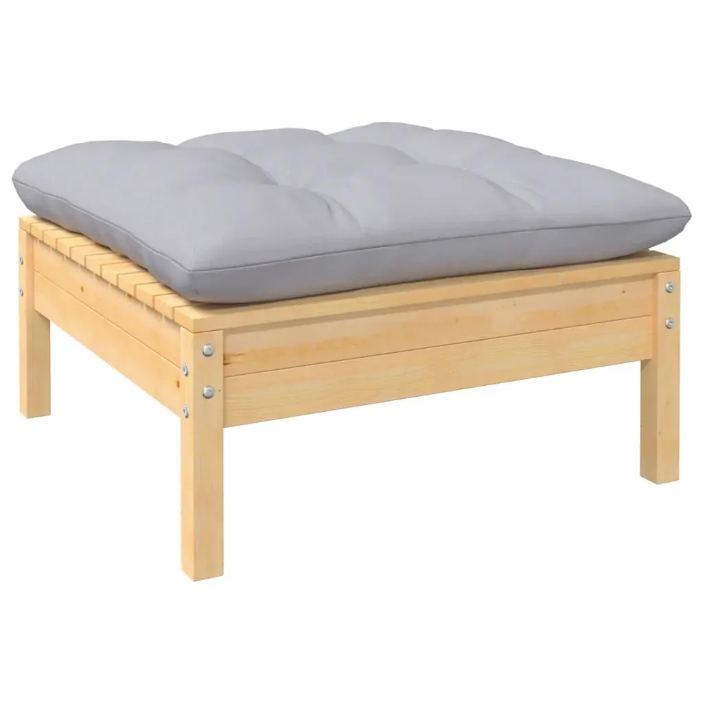 13 Piece Garden Lounge Set with Cushions Solid Pinewood Price