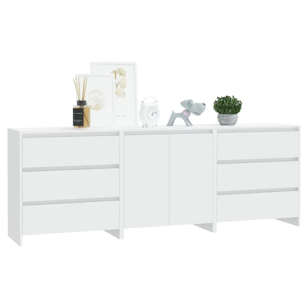 3 Piece Sideboard Engineered Wood Price
