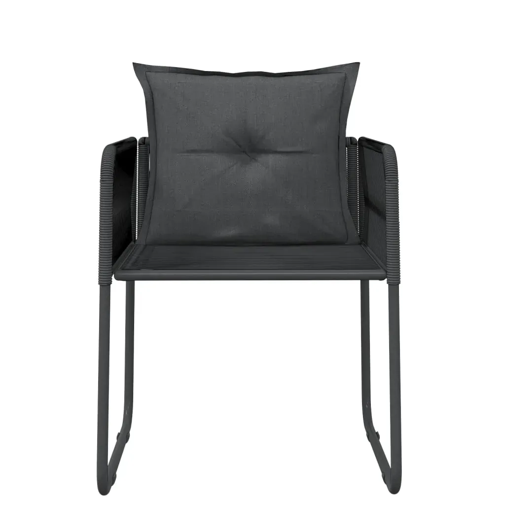 Garden Dining Set Black Price