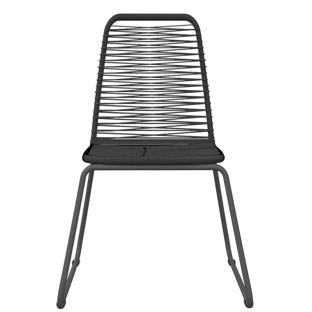 Garden Dining Set Black Price