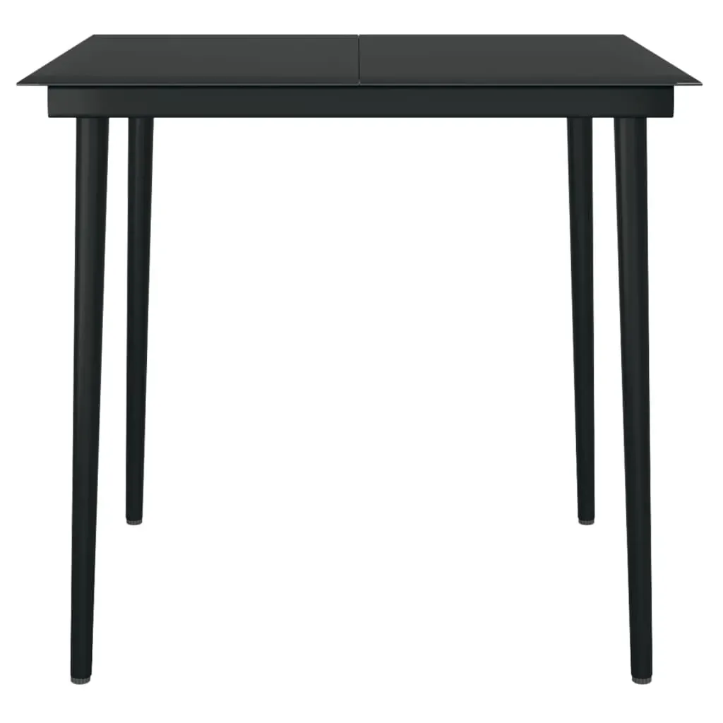 Garden Dining Set Black Price