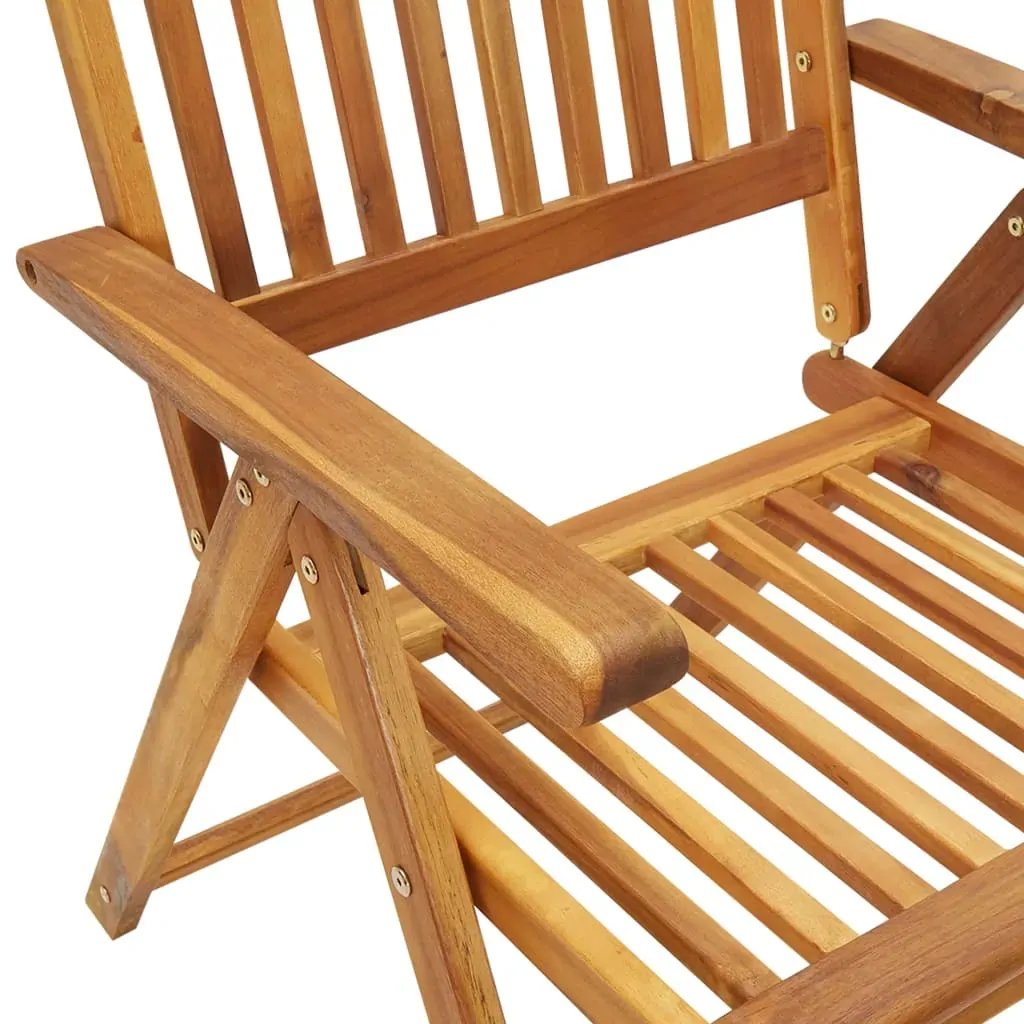 Garden Reclining Chairs Solid Acacia Wood Price