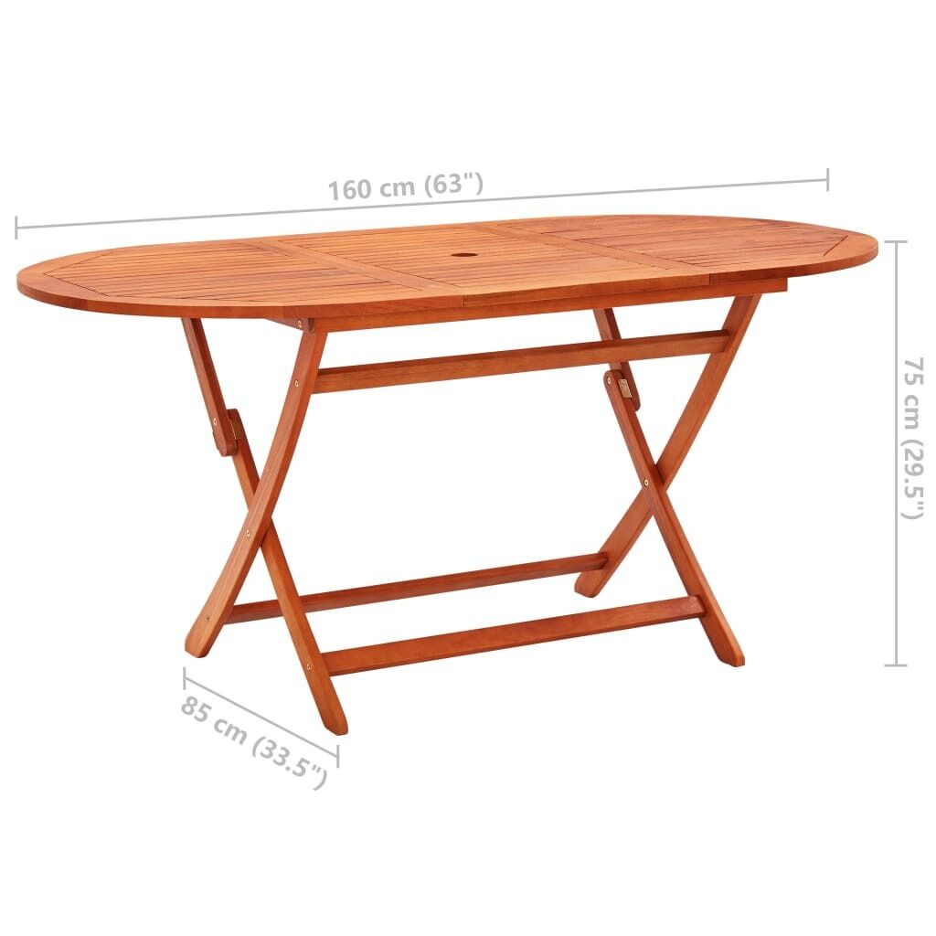 Folding Garden Table Solid Eucalyptus Wood Price
