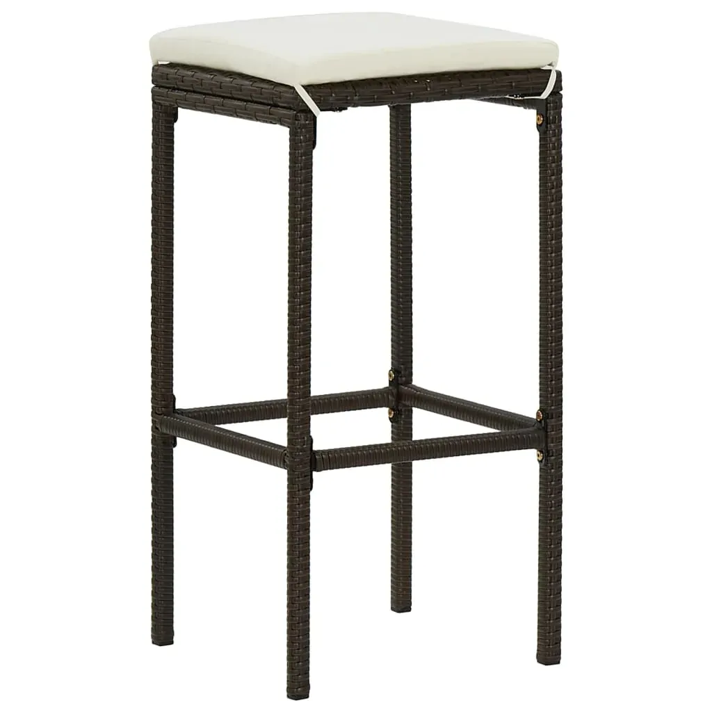 3 Piece Bar Set Poly Rattan Price