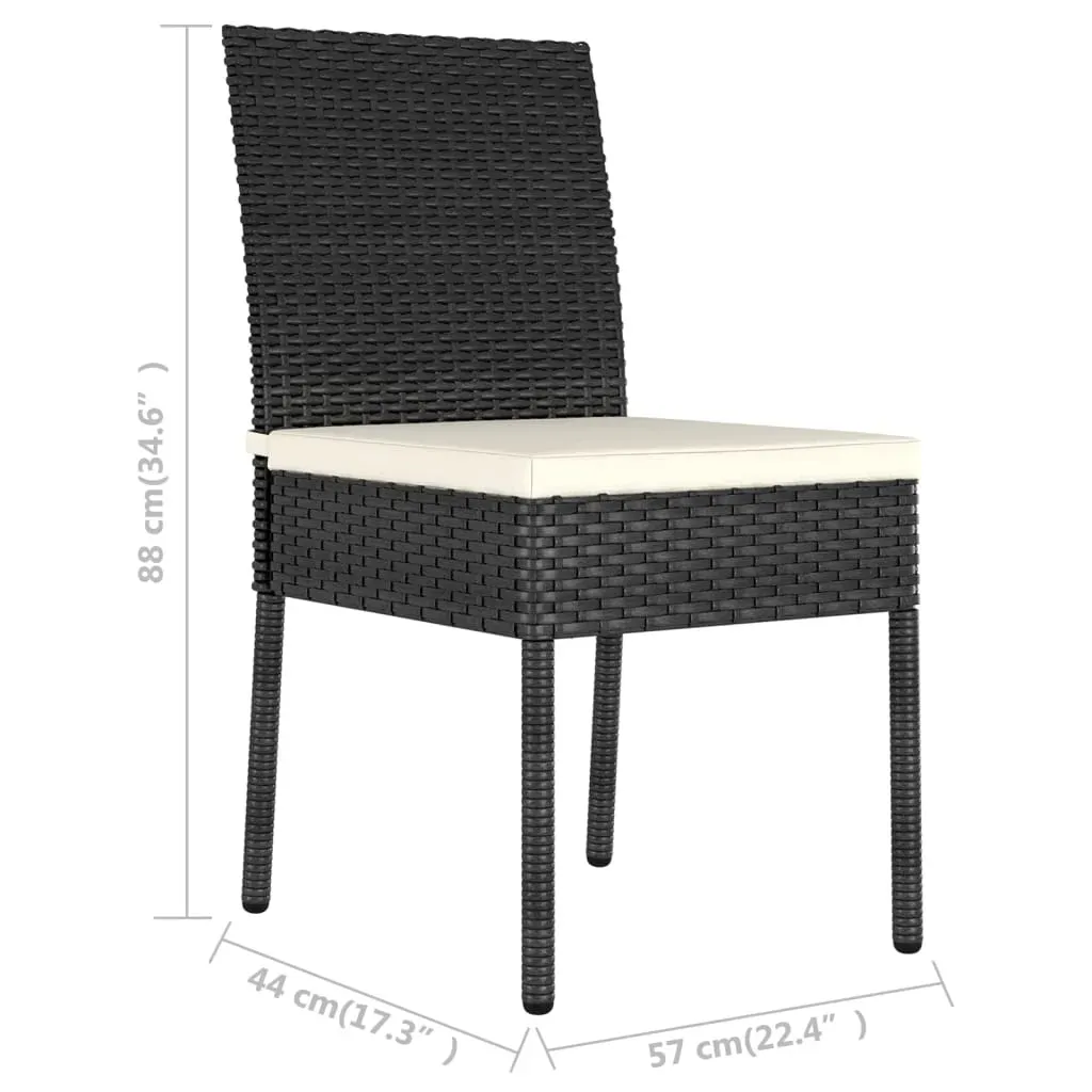 Garden Dining Chairs Poly Rattan Price