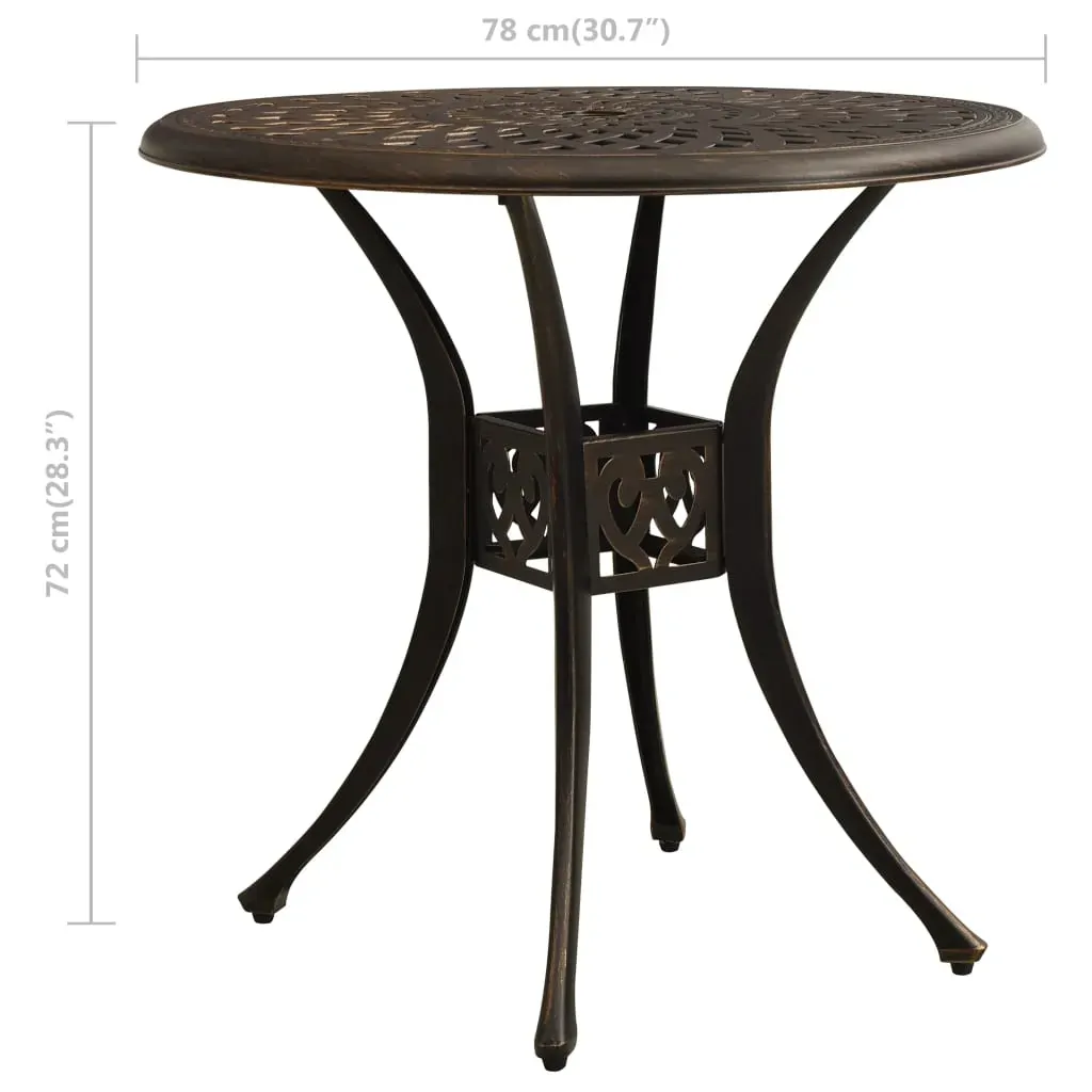 Garden Table Cast Aluminium Price