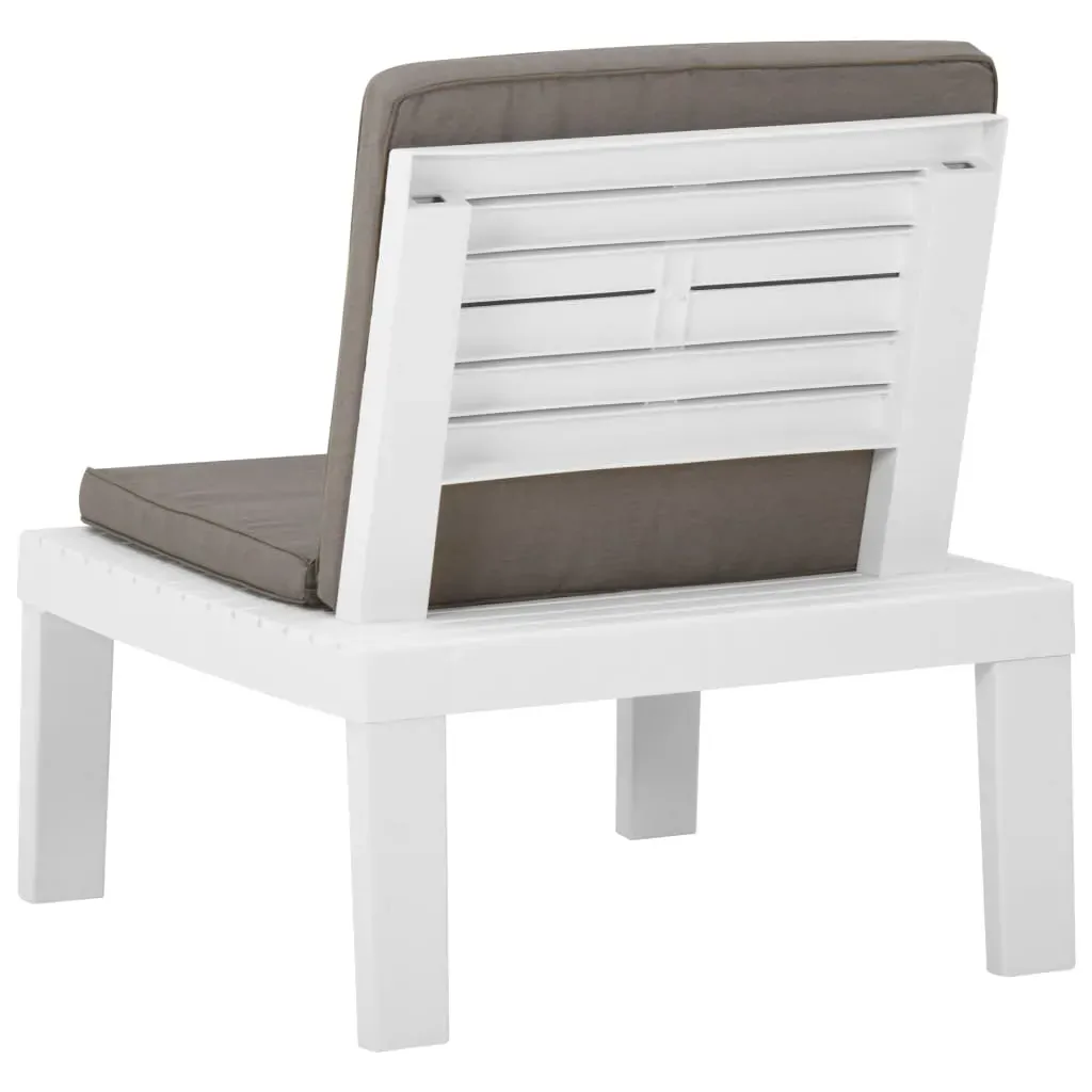 Garden Lounge Chair with Cushion Plastic Price