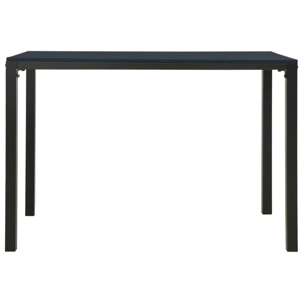 3 Piece Garden Dining Set Steel and WPC Price