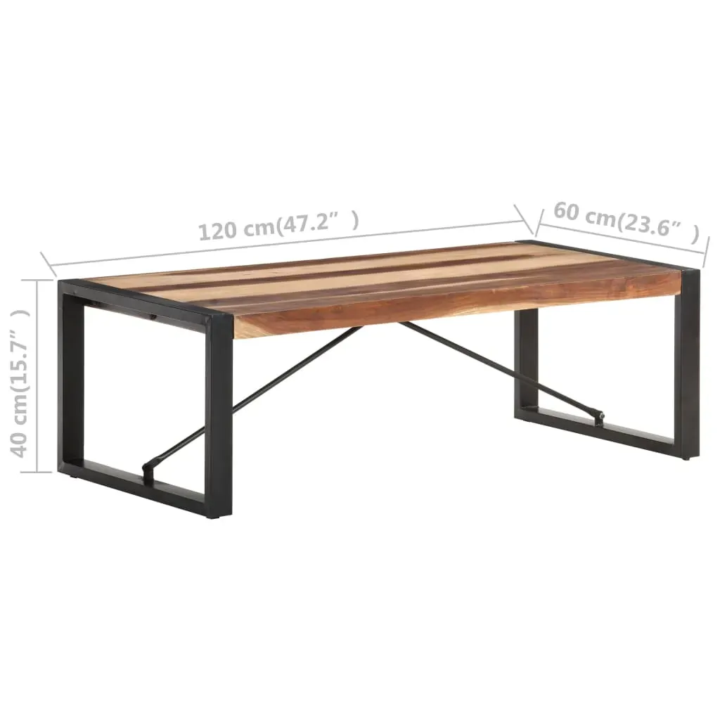 Coffee Table 120x60x40 cm Sheesham Finish Price