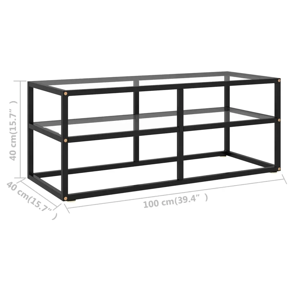 Edmond TV Cabinet with Tempered Glass Price