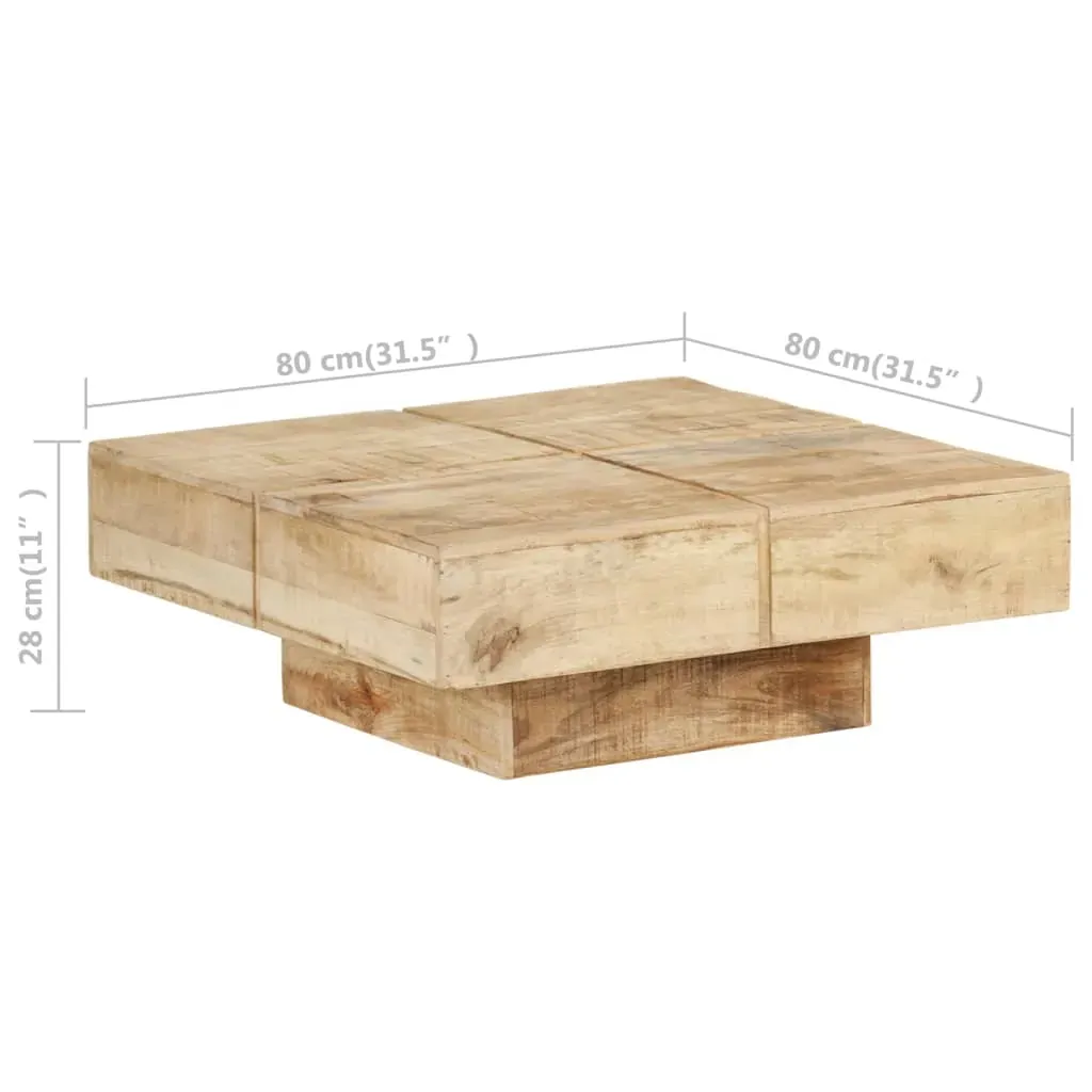 Coffee Table 80x80x28 cm Price