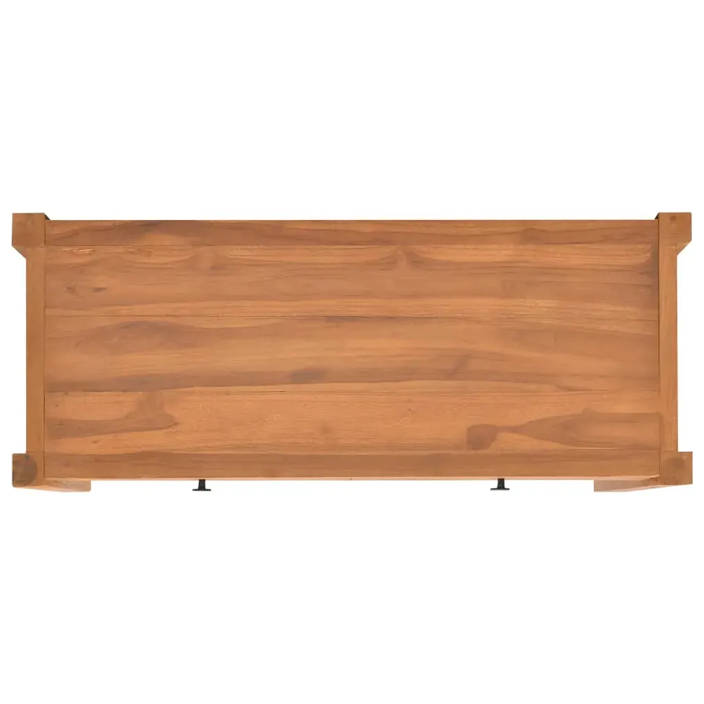 Desk with 2 Drawers Recycled Teak Wood Price
