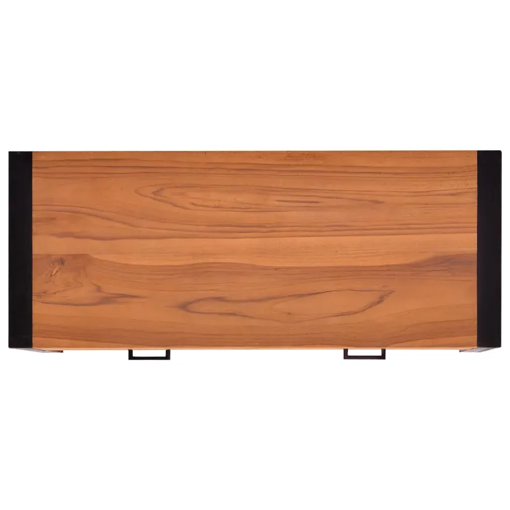 Desk with 2 Drawers Recycled Teak Wood Price