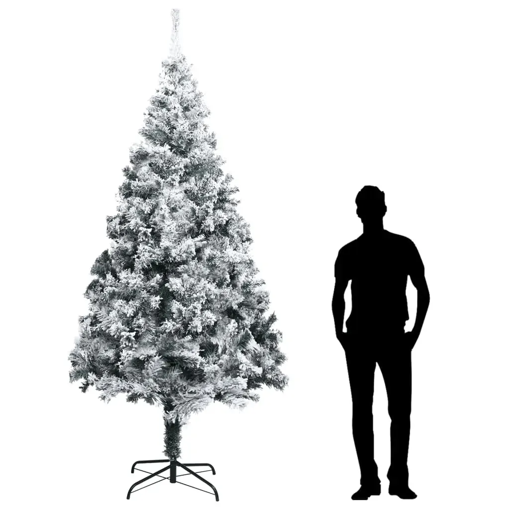 Artificial Christmas Tree with Flocked Snow Green PVC Price
