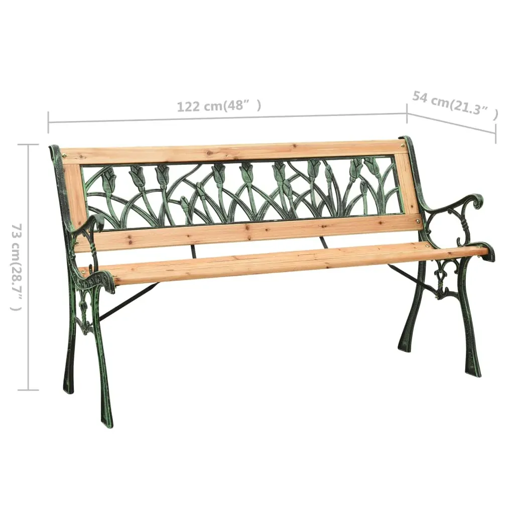 Garden Bench 122 cm Wood Price