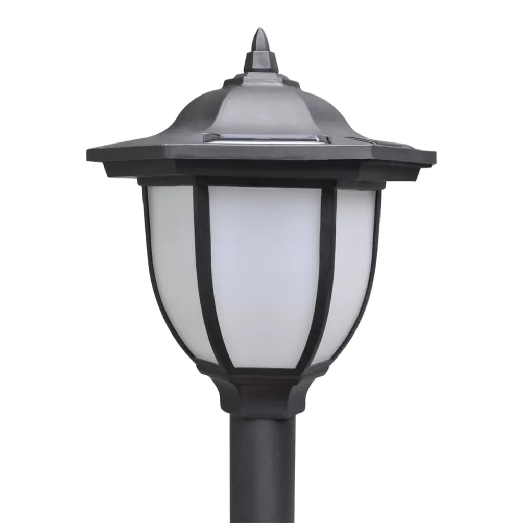 Chain Fence with Solar Lights Two LED Lamps Poles Price
