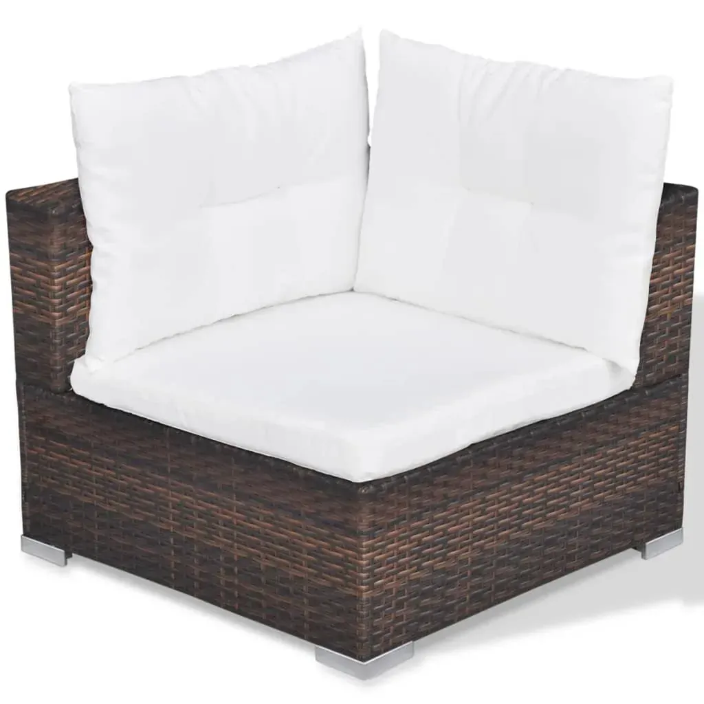 10 Piece Garden Lounge Set with Cushions Poly Rattan Price