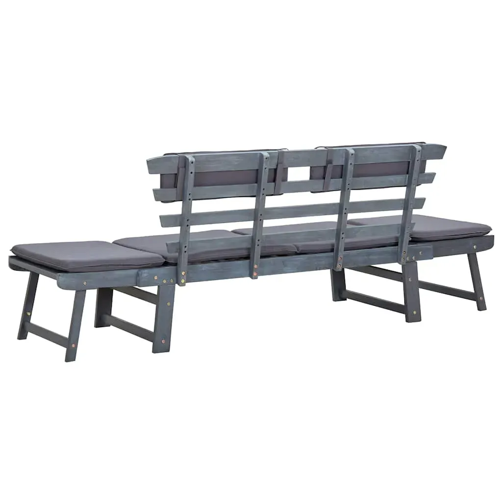 Garden Bench with Cushions 2-in-1 190 cm Solid Acacia Wood Price