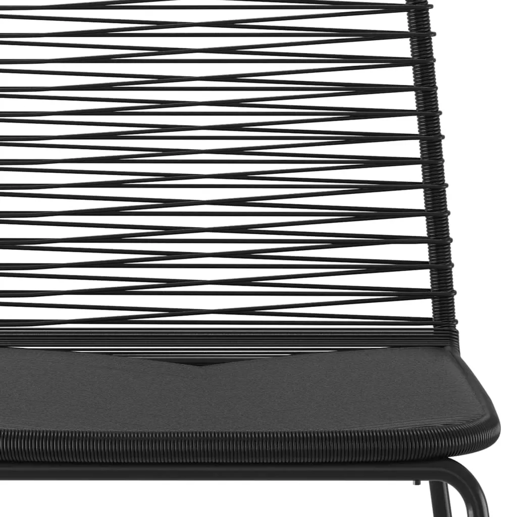 Outdoor Chairs Poly Rattan Black Price
