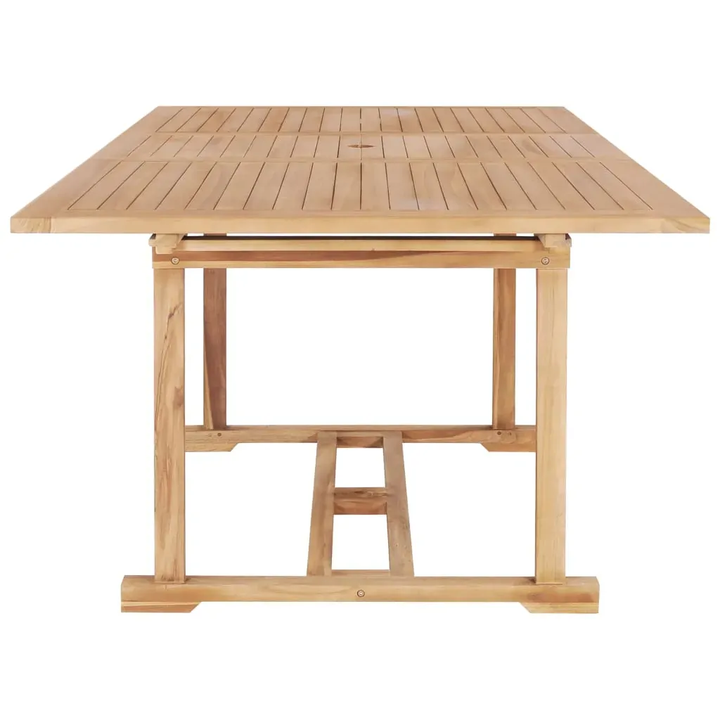 Extending Garden Table Solid Teak Wood Price