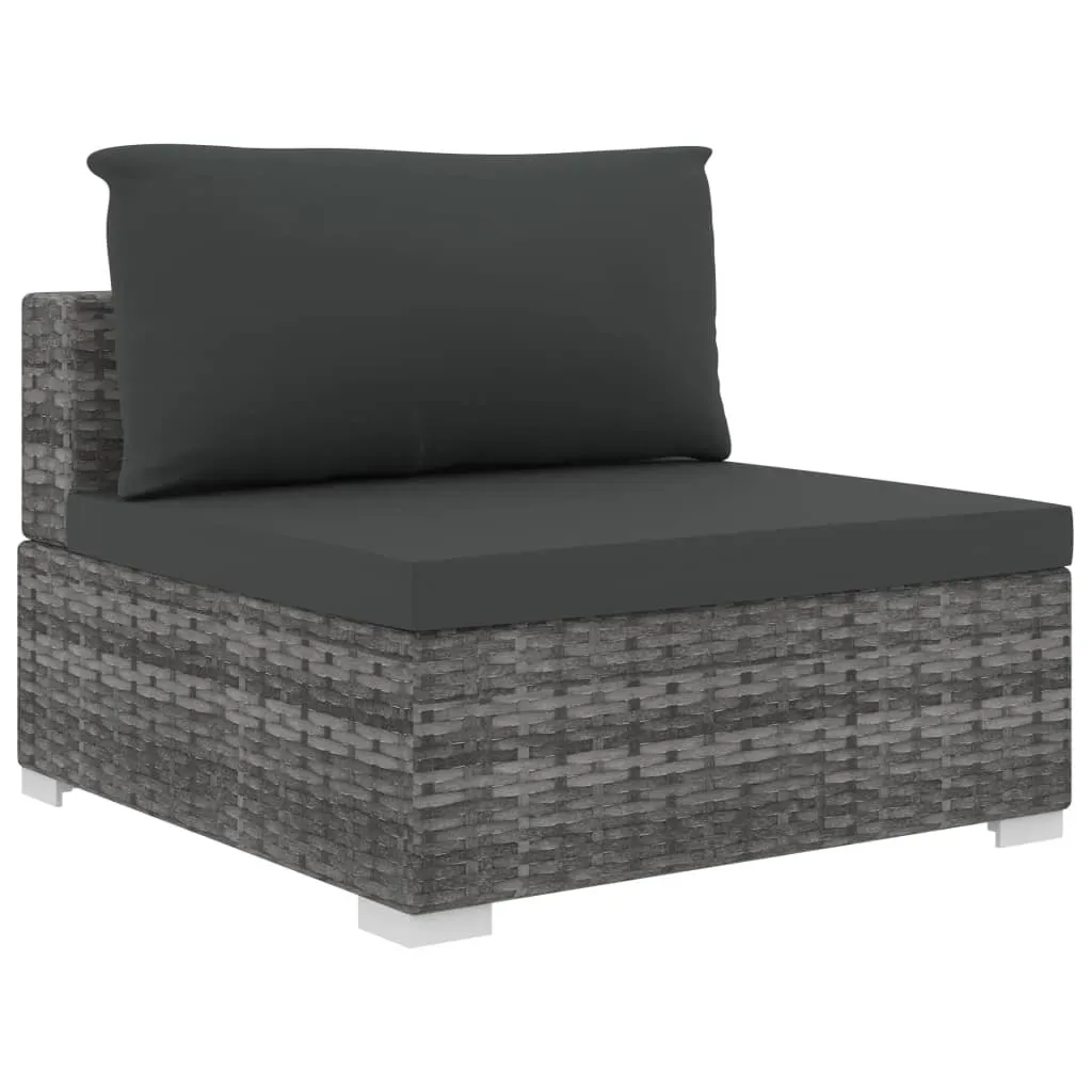 8 Piece Garden Lounge Set with Cushions Poly Rattan Price