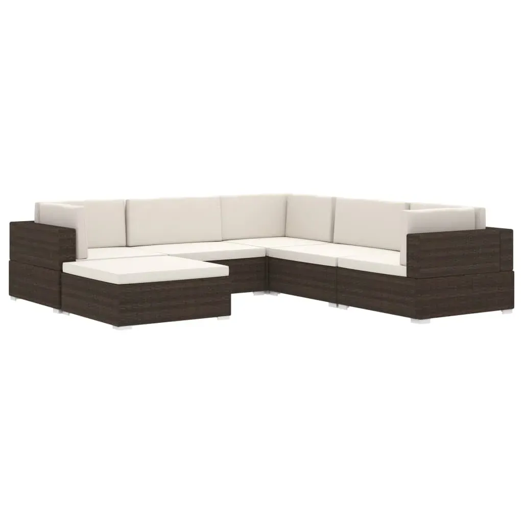 Sectional Footrest 1 pc with Cushion Poly Rattan Price
