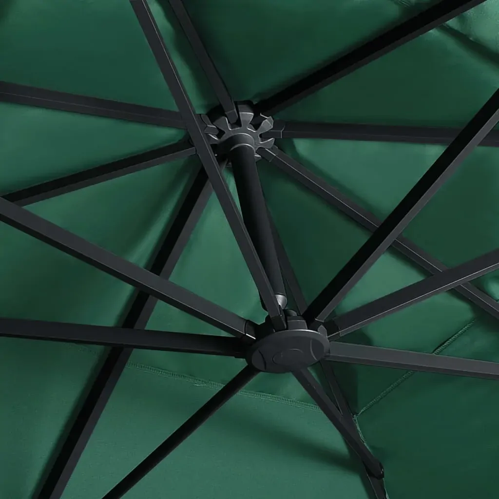 Cantilever Umbrella with LED Lights and Aluminium Pole 400x300 cm Price