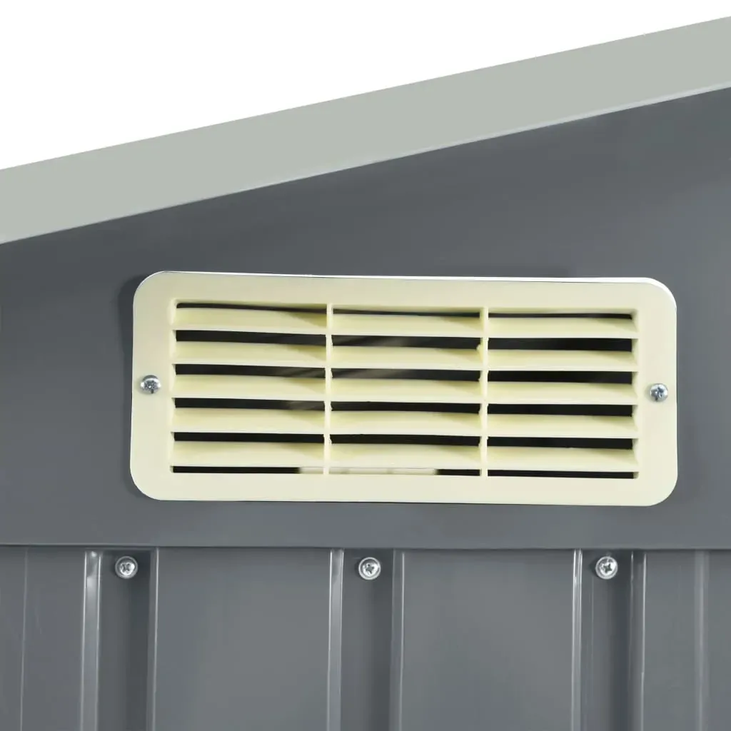 Garden Shed with Rack 205x130x183 cm Iron Price
