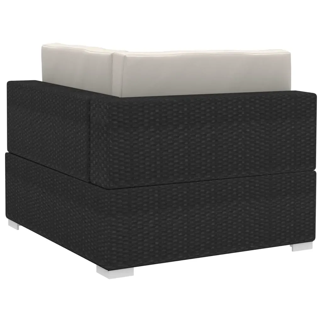 Garden Sofa Set with Cushions Poly Rattan Price