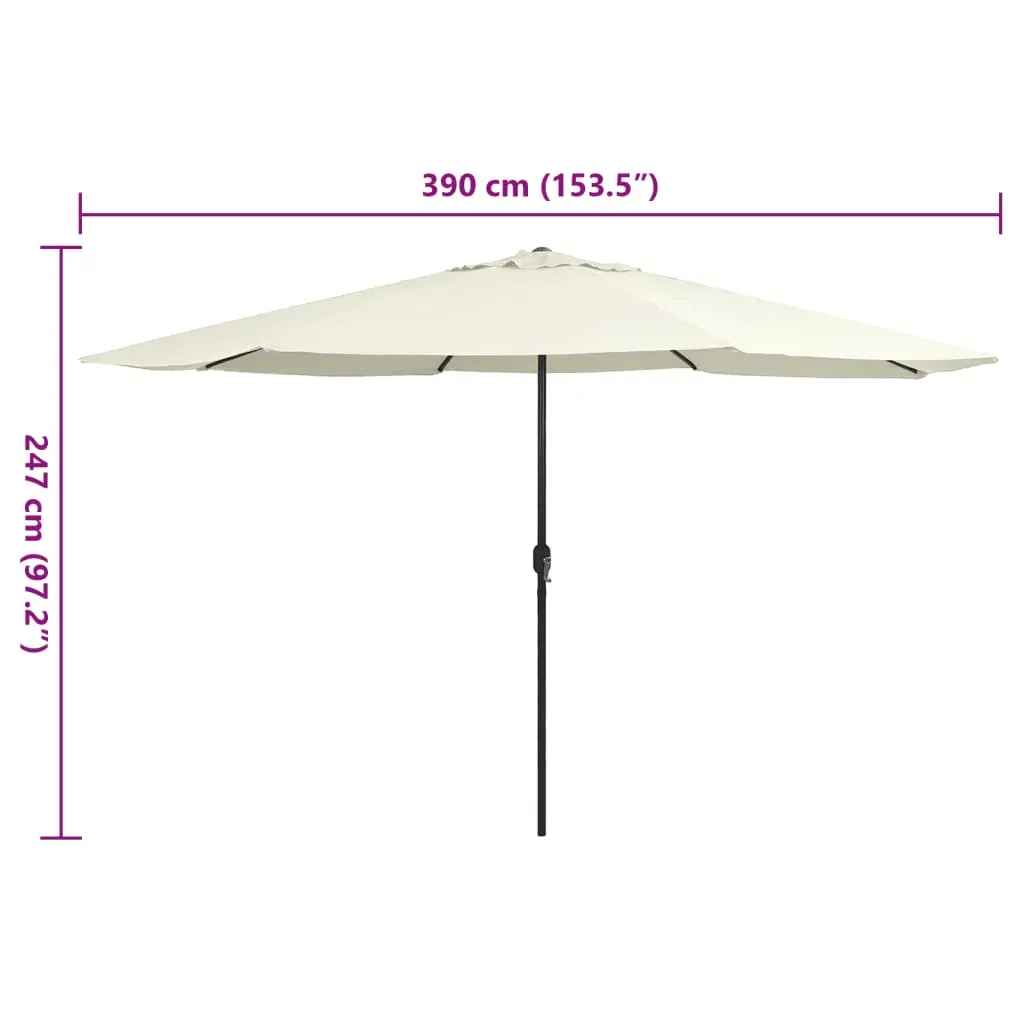 Outdoor Parasol with Metal Pole 400 cm Price