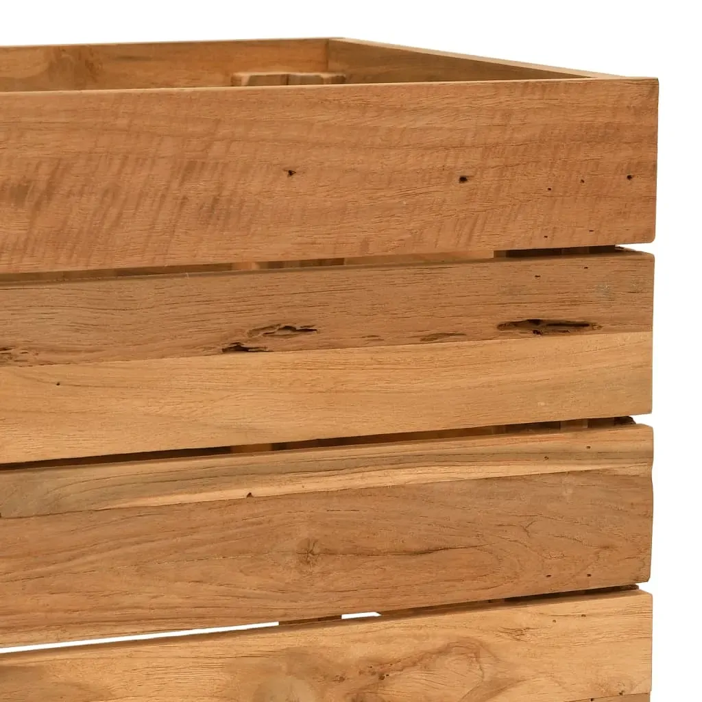 Raised Bed Recycled Teak and Steel Price