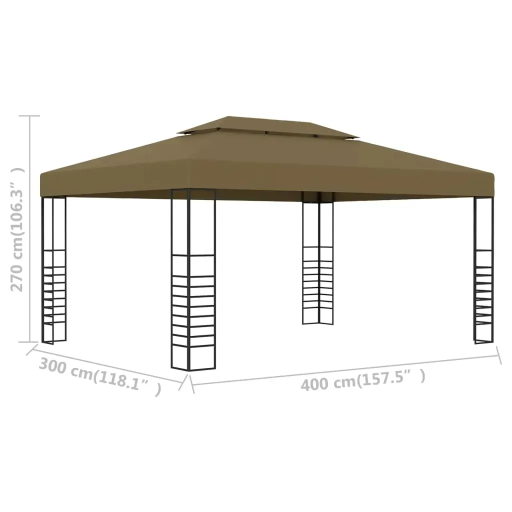 Garden Gazebo Powder-Coated Steel Price