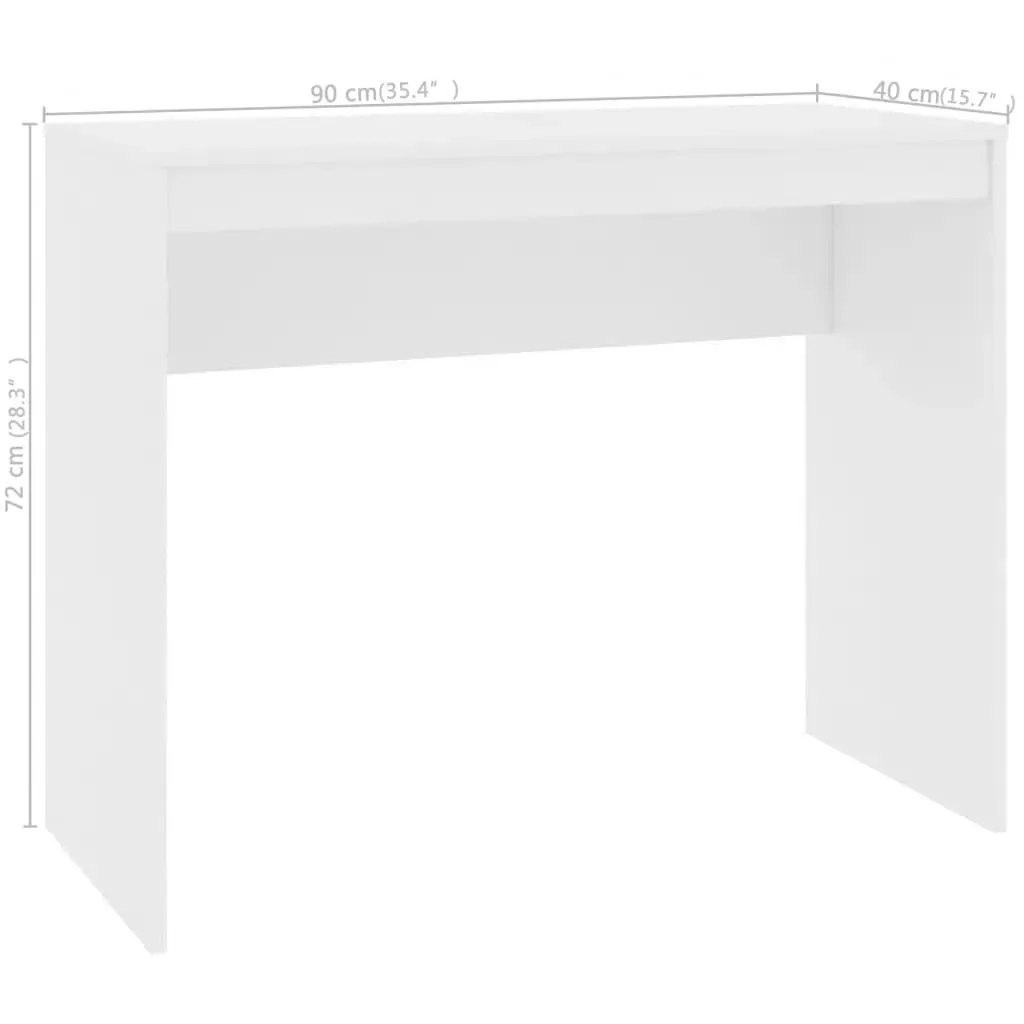 Desk 90x40x72 cm Engineered Wood Price