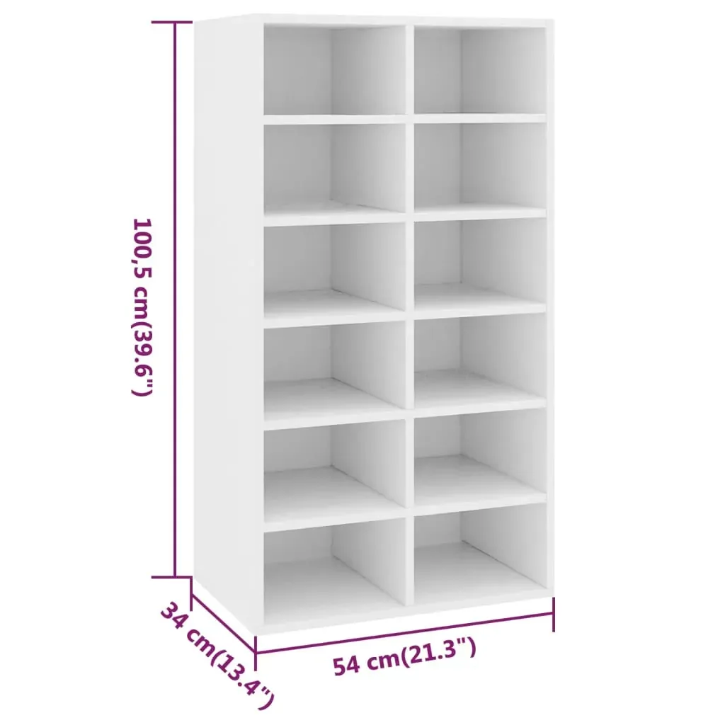 Shoe Rack 54x34x100.5 cm Engineered Wood Price