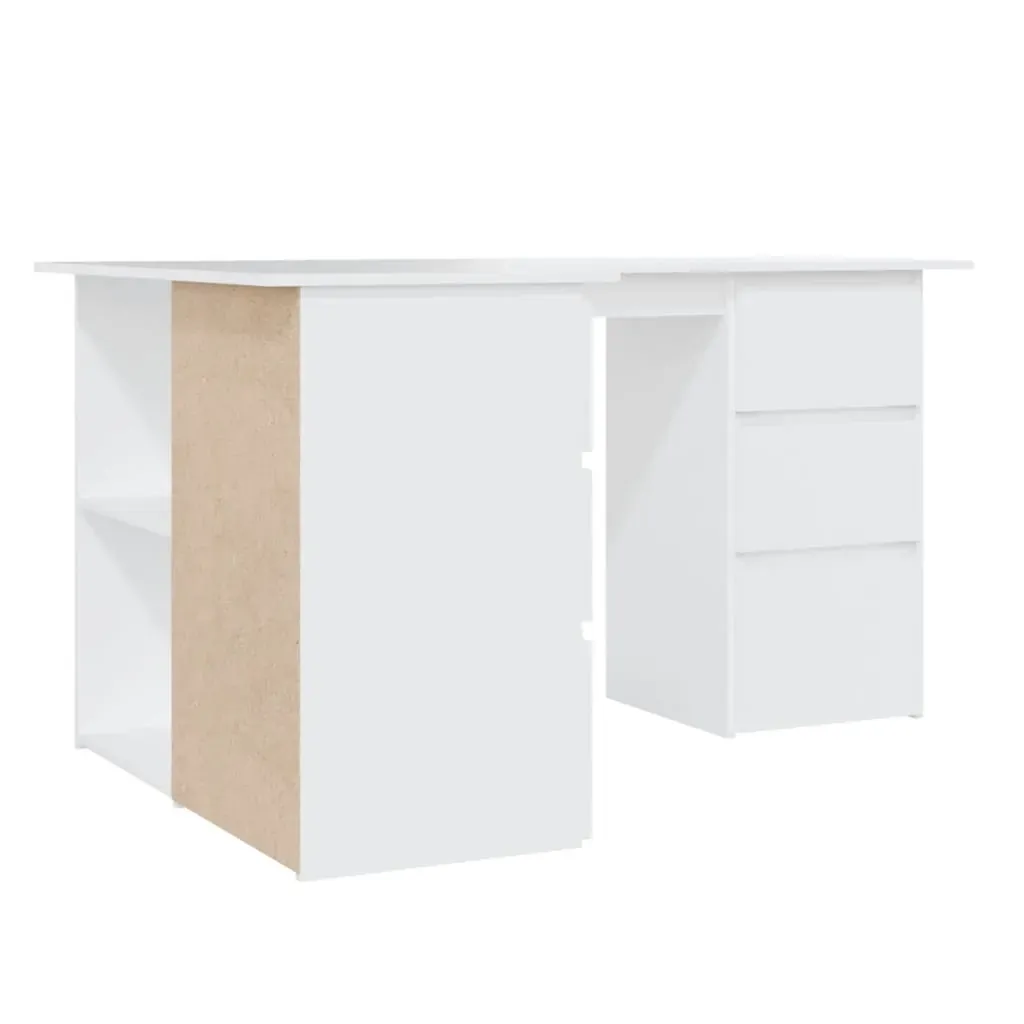 Corner Desk 145x100x76 cm Engineered Wood Price
