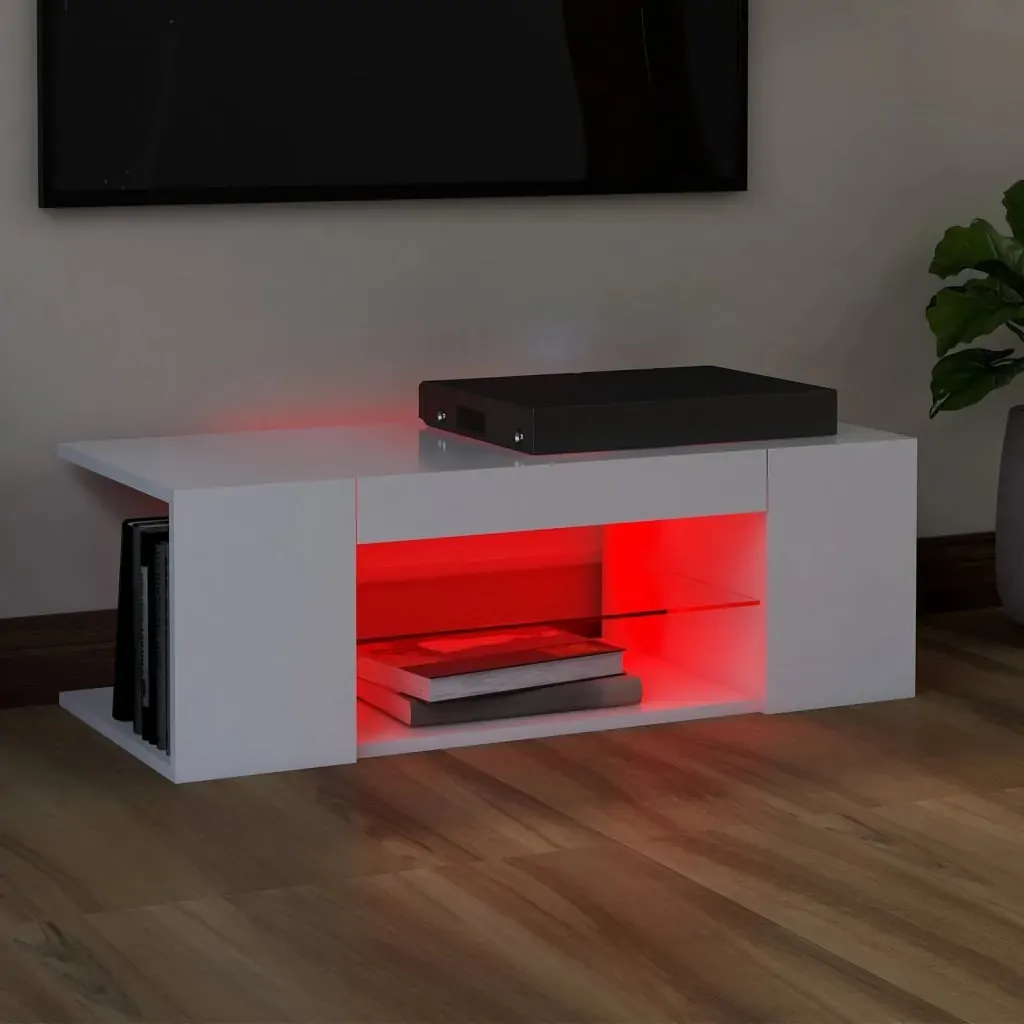 Catonsville TV Cabinet with LED Lights 90x39x30 cm Price
