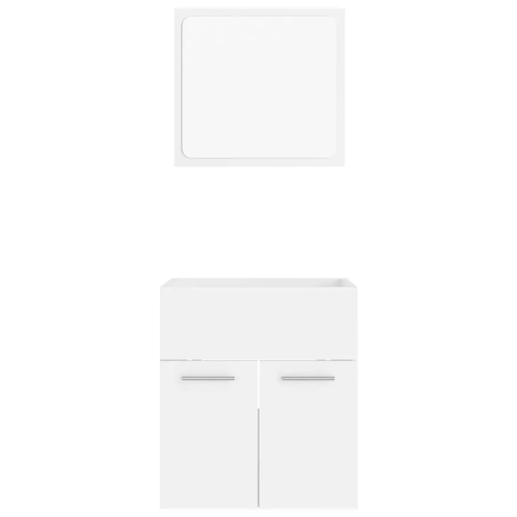 2 Piece Bathroom Furniture Set Engineered Wood Price
