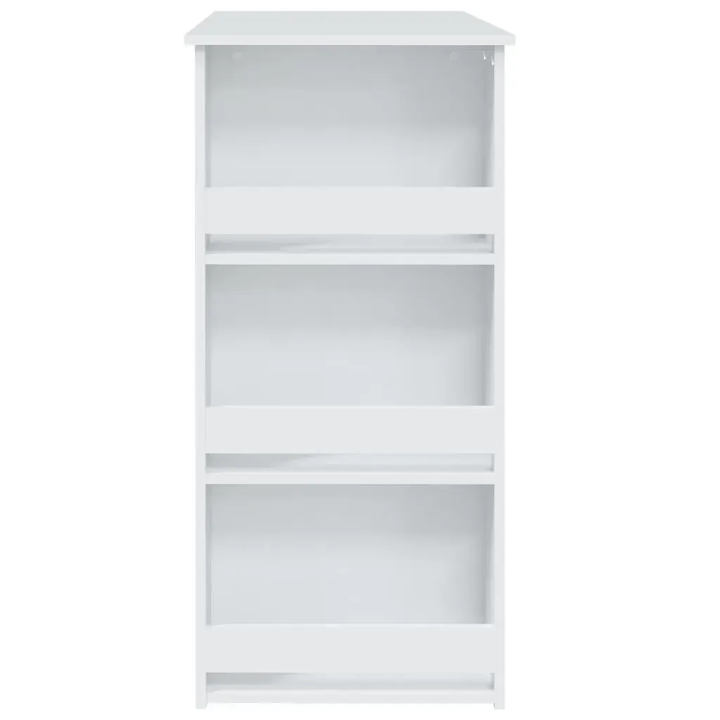 Bar Table with Storage Rack 102x50x103.5 cm Engineered Wood Price