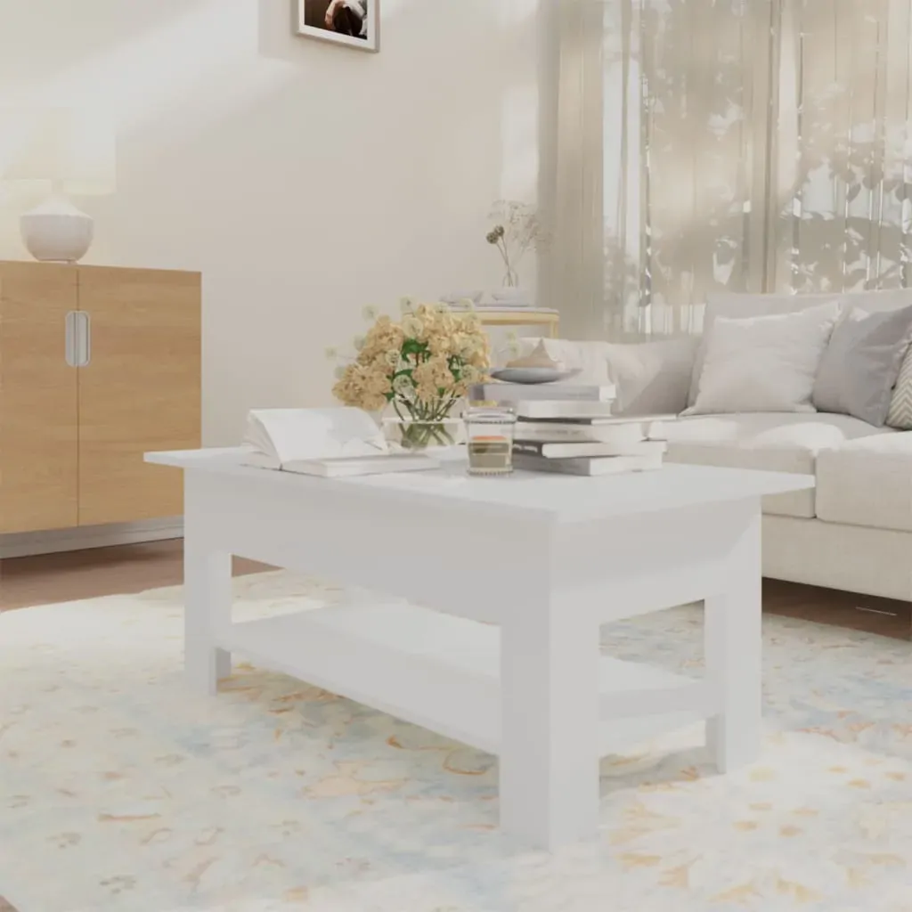 Coffee Table 102x55x42 cm Engineered Wood Price