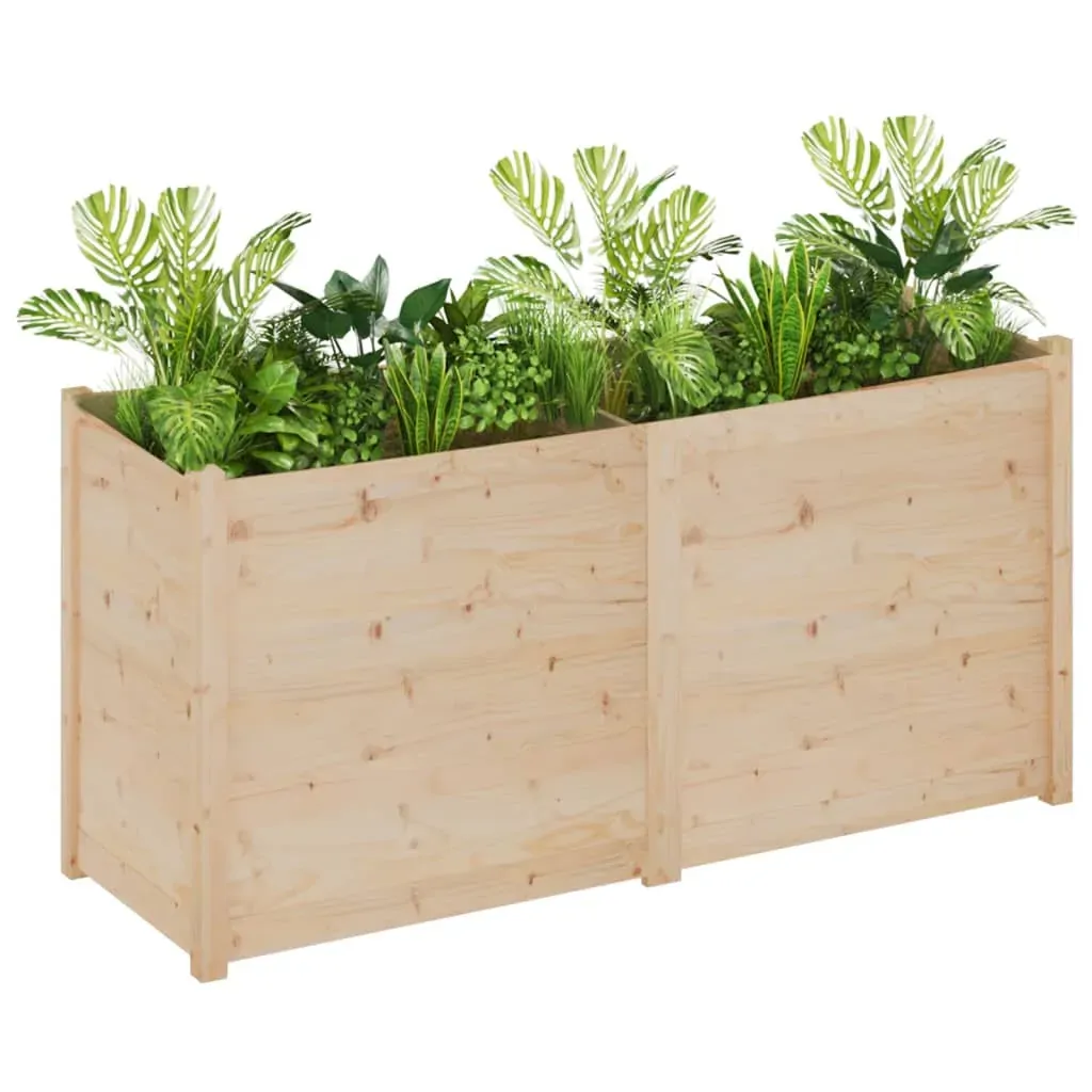 Garden Planter 150x50x70 cm Solid Pinewood Price
