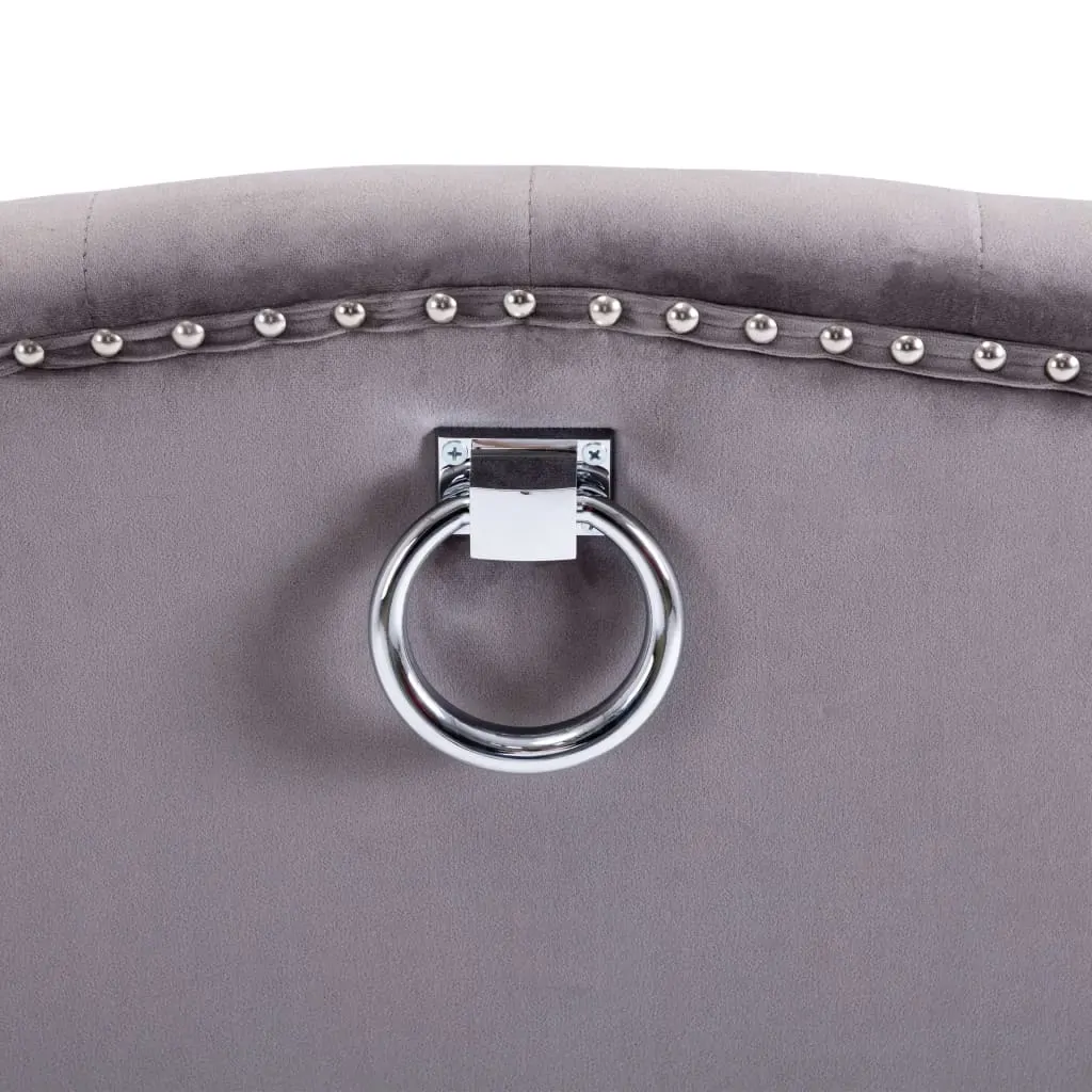 Dining Chair Grey Velvet Price