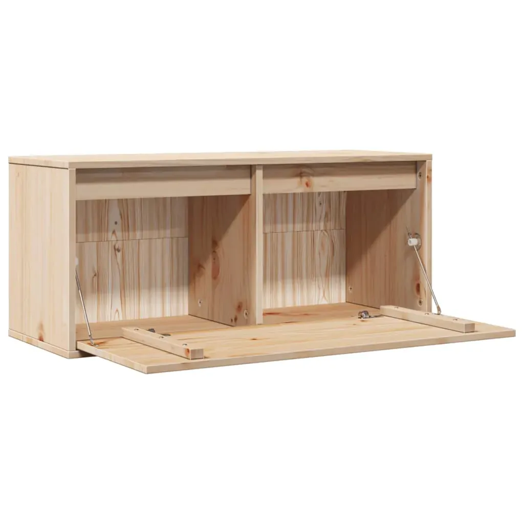 Wall Cabinet 80x30x35 cm Solid Wood Pine Price