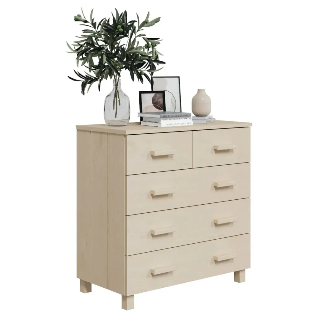 Sideboard Honey 79x40x80 cm Solid Wood Pine Price