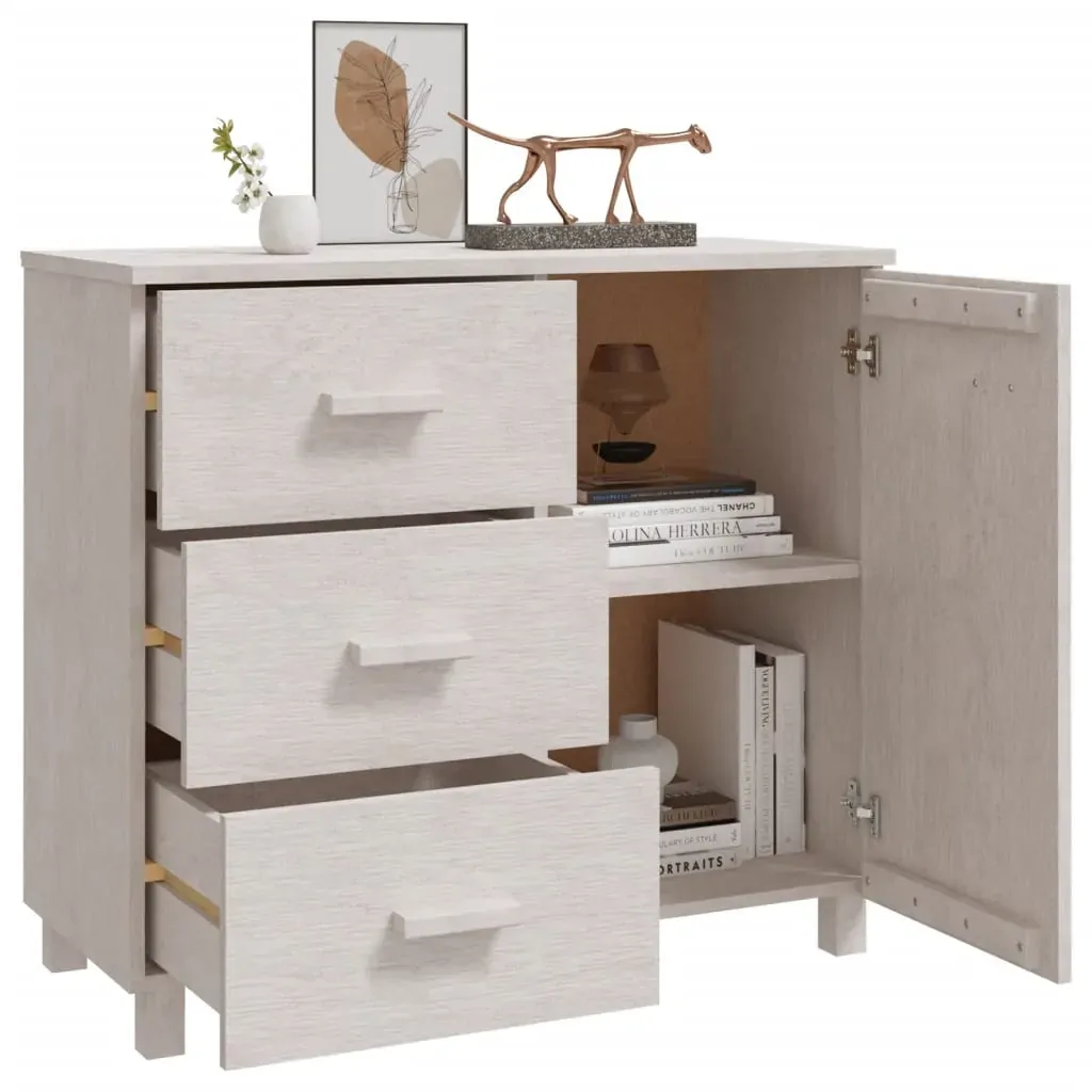 Sideboard 90x40x80 cm Solid Wood Pine Price