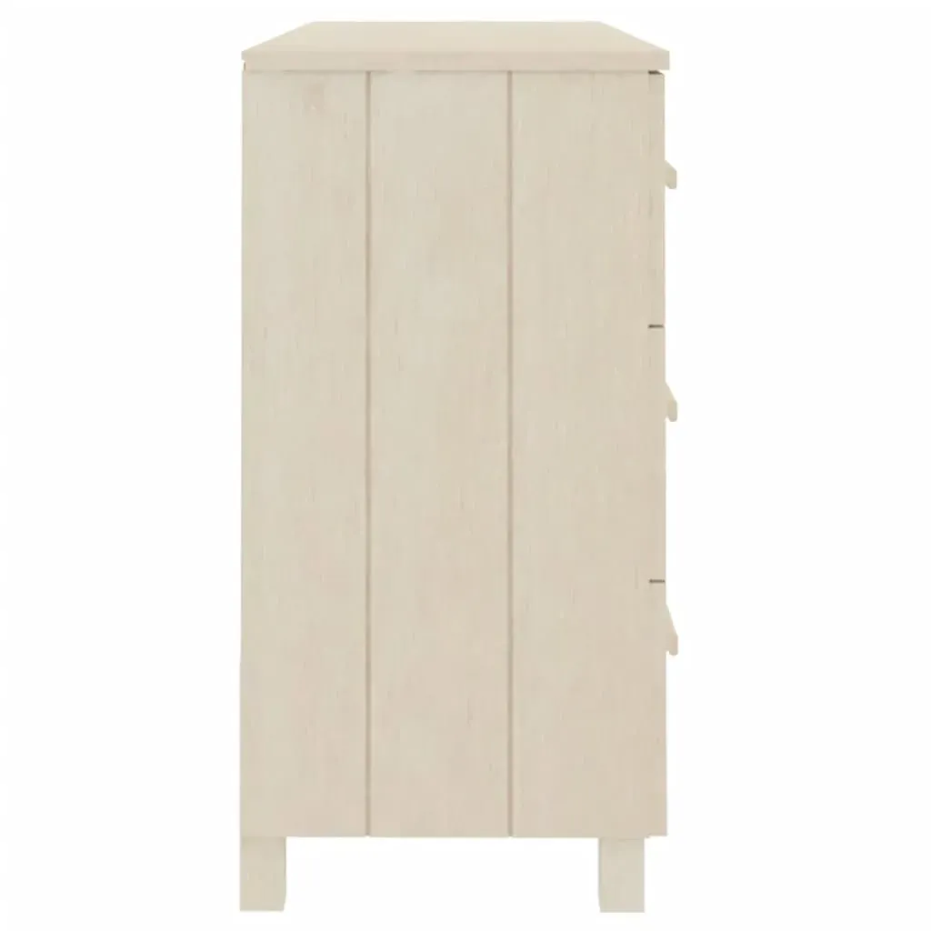 Sideboard Honey 113x40x80 cm Solid Wood Pine Price