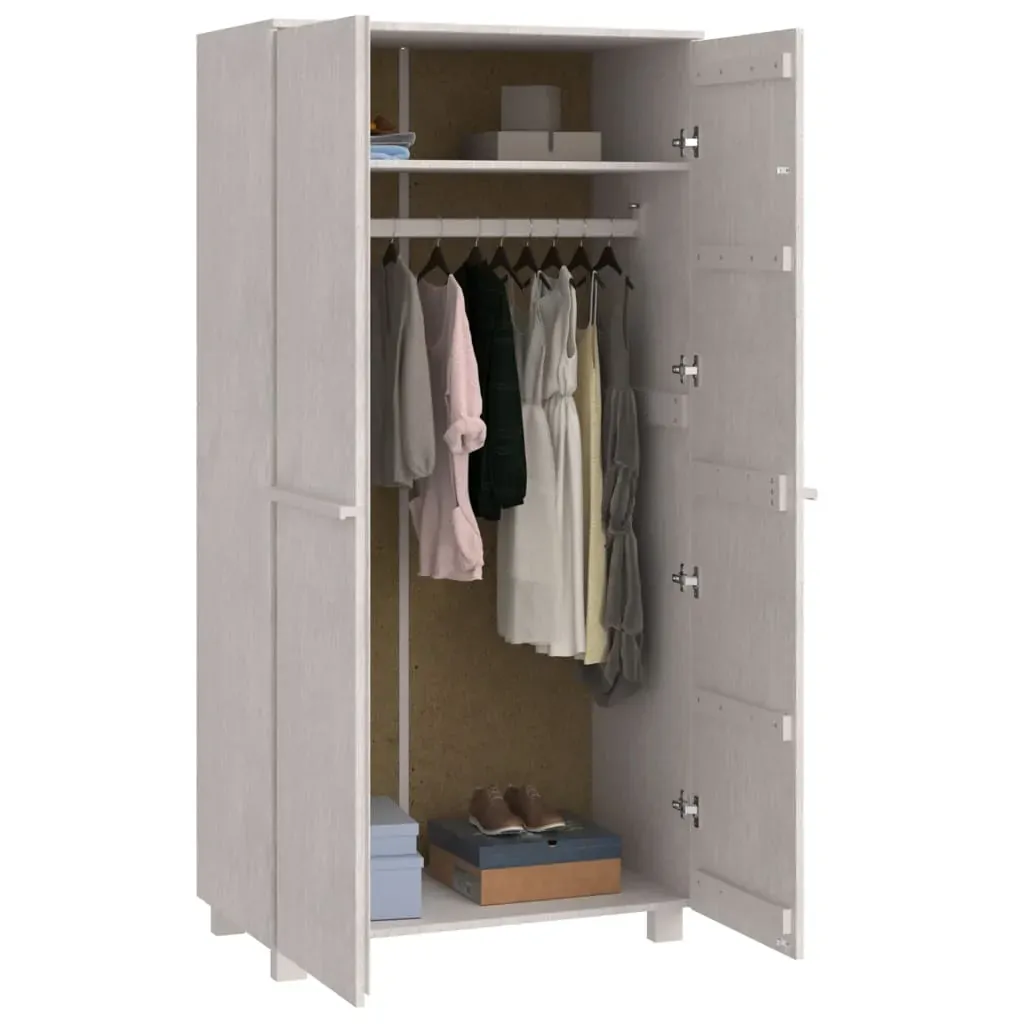 Wardrobe 89x50x180 cm Solid Wood Pine Price