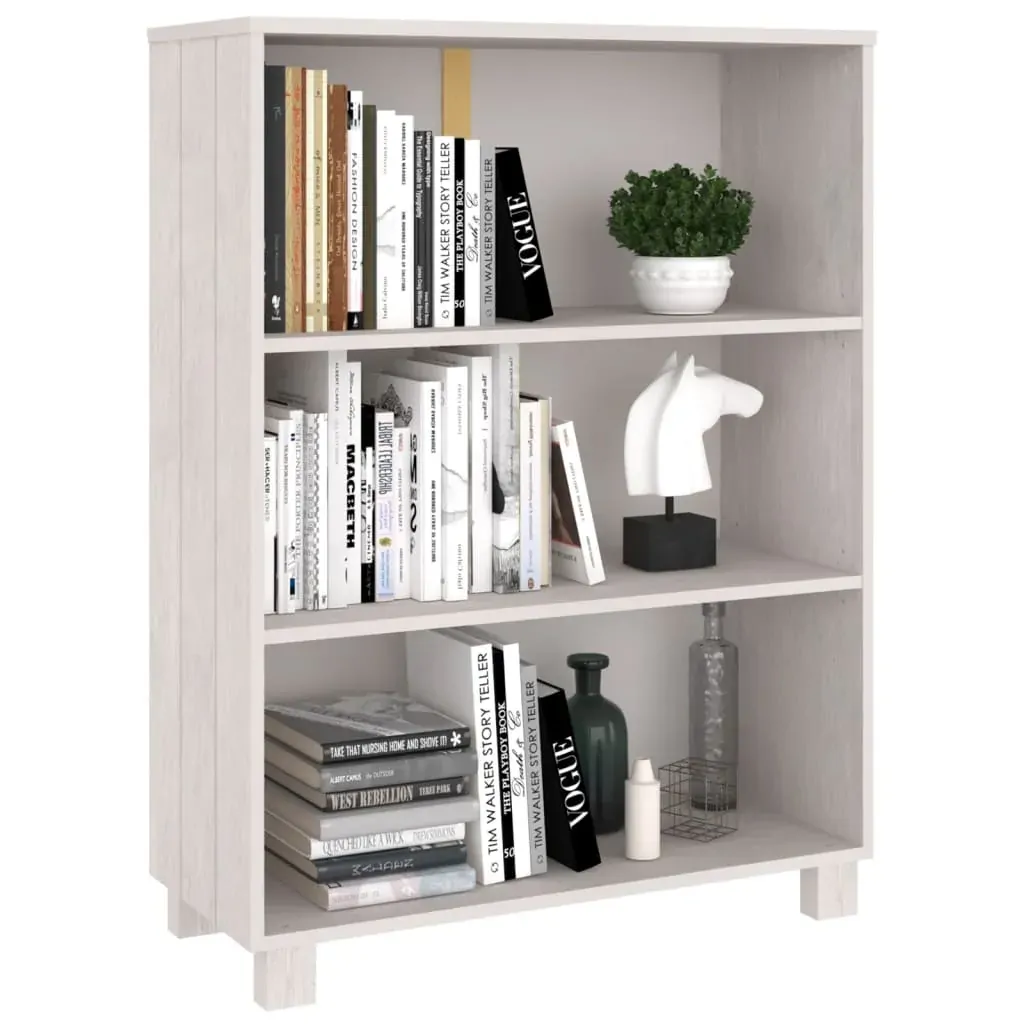 Book Cabinet 85x35x112 cm Solid Wood Pine Price
