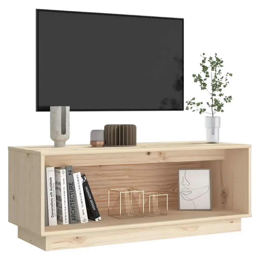 Olean TV Cabinet 90x35x35 cm Solid Wood Pine Price