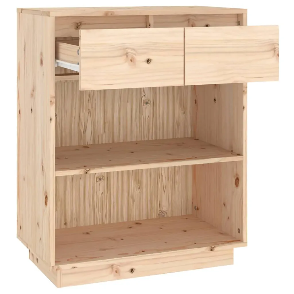 Console Cabinet 60x34x75 cm Solid Wood Pine Price