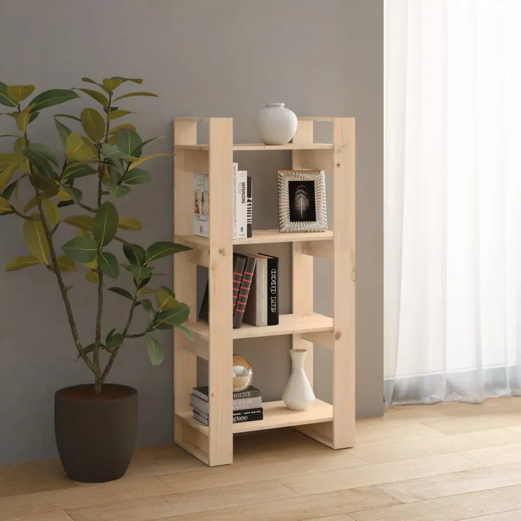 Glossop Book Cabinet/Room Divider 60x35x125 cm Solid Wood Price
